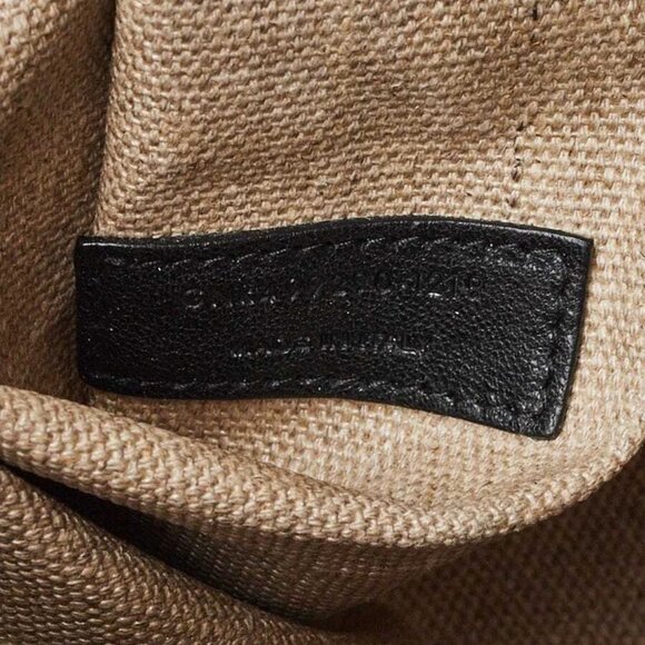 Yves Saint Laurent Natural Linen And Leather Rive Gauche Tote Bag - Picture 9 of 9